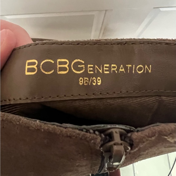 Beautiful BCBGeneration Buckle Suede Tall Boots - Picture 4 of 6